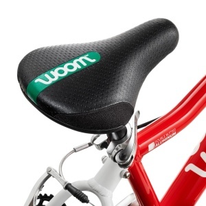 Woom - bicicleta copii 16" Woom 3 AUTOMAGIC, varsta recomandata 4-6 ani (105-120cm) - 6 kg - rosu intens alb - Img 5