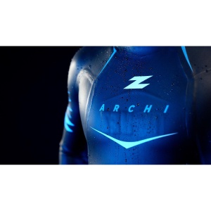 Z3R0D - costum neopren barbati Archi wetsuit - negru albastru - Img 8