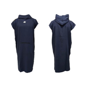 Z3R0D - Prosop tip poncho TRANSITION towel - albastru inchis navy - Img 6