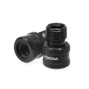 Adaptor supapa Voxom Vad1 Presta - Schrader - negru, set 2 bucati