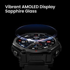 Amazfit T-Rex 3 Pro, ceas smartwatch sport GPS outdoor - negru Black Gold - Img 3