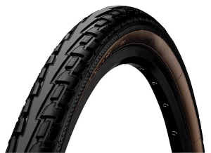 Anvelopa Continental Ride Tour Puncture-ProTection 37-622 (28x1 3/8x1 5/8) negru/maro - Img 2