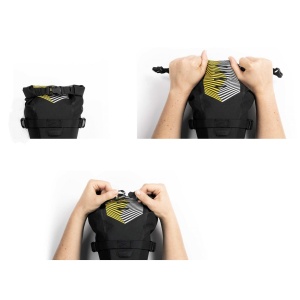 Apidura - geanta bicicleta cu prindere sub sa,Racing Saddle Pack 5 litri - negru galben - Img 11