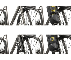 Apidura - geanta bicicleta Expedition Fork Pack 4.5L litri, fara suport prindere - gri negru - Img 14