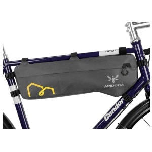 Apidura - geanta cadru bicicleta Expedition Frame Pack 6.5 litri (pentru cadru inalt) - gri negru - Img 1