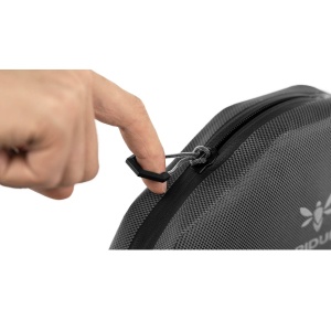 Apidura - geanta mica cadru bicicleta Expedition Top Tube Pack 1 litru - gri negru - Img 12