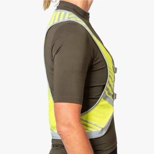 Apidura - vesta reflectorizanta ciclism Packable Visibility Vest, dimensiune S-M - verde fluo gri - Img 5