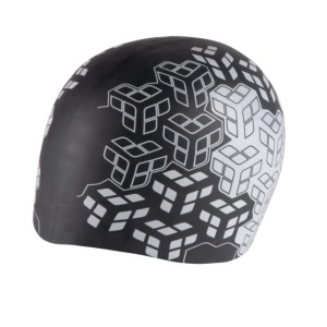 Arena - casca inot silicon - Reversible Cap - Camo Kikko | Zebra - Img 1