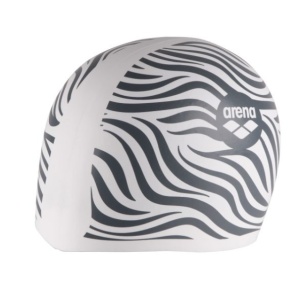 Arena - casca inot silicon - Reversible Cap - Camo Kikko | Zebra - Img 3
