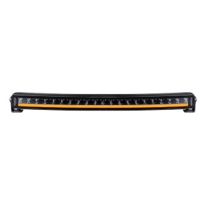 Bara LED curbat Siberia SRC 55,8 cm, 100W, 4500 lm, rază 401 m, 6000K, fascicul combo, lumină alb și amber, carcasă aluminiu negru, lentilă clar, suport inox, rezistent la apă și praf (IP67/IP69K), Strands - Img 3