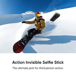 Bat de selfie Insta360 Action Invisible Selfie Stick - fibră de carbon - Img 3