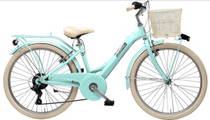 Bicicleta Adriatica Panda 24 7V Albastru Deschis