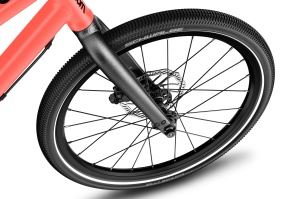 Bicicleta copii Woom 4 Explore cu roti 20" portocaliu Neon Coral - Img 62