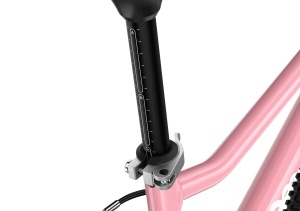 Bicicleta copii Woom 4 Go cu roti 20" roz pudra (powder pink) - Img 10