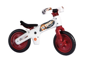 Bicicleta fara pedale BELLELLI B-BIP alb ro?u alb / ro?u