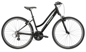 Bicicleta Trekking Kross Evado 2.0 28 inch neagra Shimano Altus