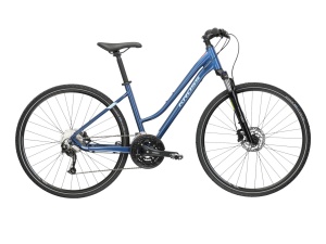 Bicicleta Trekking Kross Evado 6.0 PP 28 inch albastra Shimano Alivio
