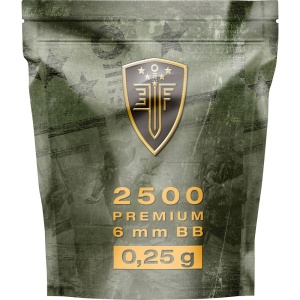Bile airsoft Elite Force Premium, BB 6 mm, 0.25 g, plastic, albe, 2500 bile