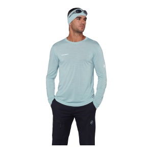 Bluza Barbati Mammut Tree Wool FL Longsleeve Nebla