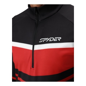 Bluza Barbati Spyder Legacy 1/2 Zip Black - Img 3