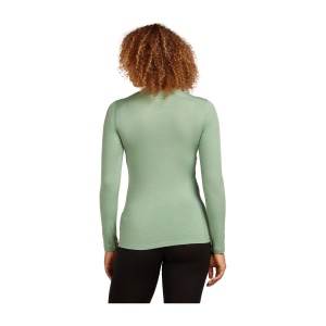 Bluza Femei Icebreaker Merino 200 Oasis Crewe Thermal Green - Img 2