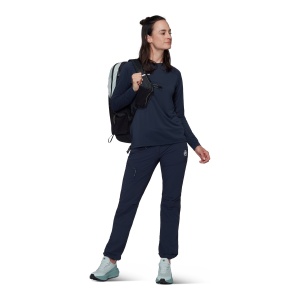 Bluza Femei Mammut Ducan FL Longsleeve Marine - Img 6