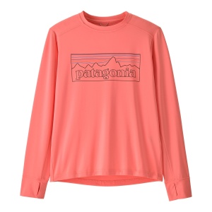 Bluza Fete Patagonia Kids' Long-Sleeved Capilene® Silkweight Ppnk