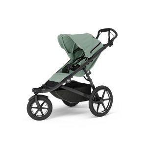 Carucior Thule Urban Glide 3 all-terrain cu prinderea hamului magnetica, Mist green