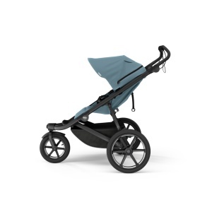 Carucior Thule Urban Glide 3 all-terrain cu prinderea hamului magnetica, Mid Blue - Img 2