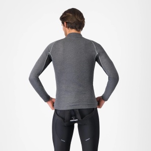 Castelli - bluza de corp cu guler - Flanders 2 Long Sleeve - gri - M - Img 3