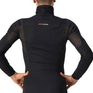 Castelli - Bluza de corp cu maneca lunga si guler Flanders Neck Warm - negru - Img 3