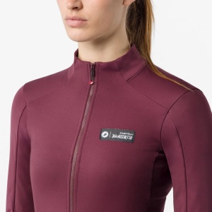 Castelli - jacheta ciclism iarna - Sweetspot W Jacket - bordeaux inchis - M - Img 3