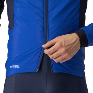 Castelli - Jacheta ciclism vreme rece sau iarna, Fly Thermal Jacket - albastru intens vivid albastru belgian - Img 3