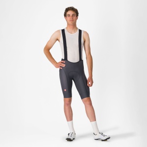 Castelli - pantaloni ciclism scurti cu bretele - Competizione 2 Bibshort - 15-35 gr C - gri inchis - Img 6