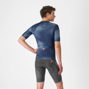 Castelli - pantaloni ciclism scurti cu bretele - Competizione 2 Kit Bibshort - 15-35 gr C - gri inchis Smokey - Img 2