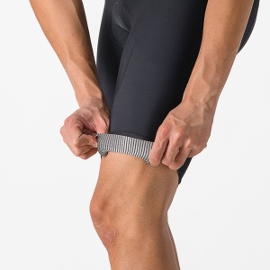 Castelli - pantaloni ciclism scurti cu bretele - Entrata 2 Bibshort - 15-35 gr C - negru - Img 3