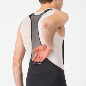 Castelli - pantaloni ciclism scurti cu bretele - Free Aero Race S Bibshort - negru - Img 6