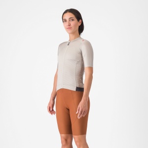 Castelli - pantaloni ciclism scurti - Espresso W Short - mocha
