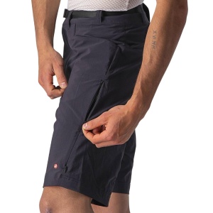 Castelli - pantaloni ciclism scurti si largi pentru barbati Unlimited Trail Baggy Short - negru - Img 5