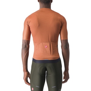 Castelli - tricou ciclism cu maneca scurta pentru barbati Espresso Jersey - maro deschis mocha gri inchis - Img 2