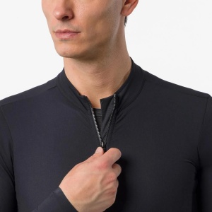 Castelli - tricou ciclism maneca lunga - Thermowoven LS Jersey - negru - 3XL - Img 4