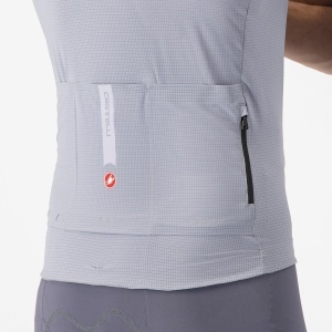 Castelli - tricou ciclism maneca scurta tailored fit - Premio Evo Jersey - gri - Img 4