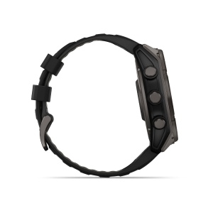 Ceas Garmin Fenix 8 Solar Saphire Titanium 51MM Carbon Grey/Black - Img 2