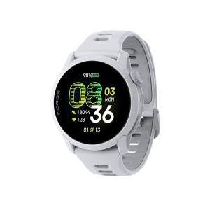 Ceas GPS alergare Coros Pace 4 - alb, curea silicon