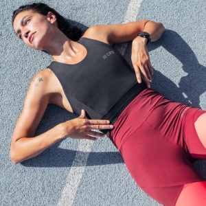 CEP - bustiera tehnica - training shirt crop top W - negru - Img 6