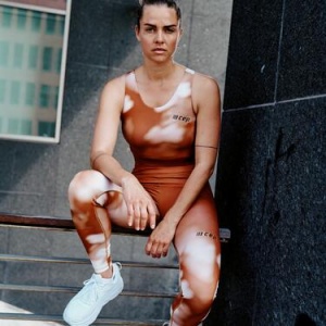 CEP - colanti - bloom tights running W - blue | white - Img 8