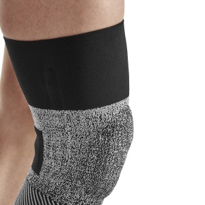 CEP - Genunchiera orto pentru compresie si protectie genunchi Max Support Compression Knee Sleeve - negru gri - Img 5