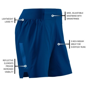 CEP - Pantaloni scurti alergare pentru barbati Run Loose Fit Shorts - albastru - Img 8
