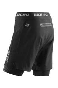 CEP Pantaloni scurti de antrenament pentru femei 2-in-1 - negru - Img 2