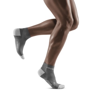 CEP - sosete compresie scurte - UltraLight low-cut Socks - Grey I Light Grey - Img 3